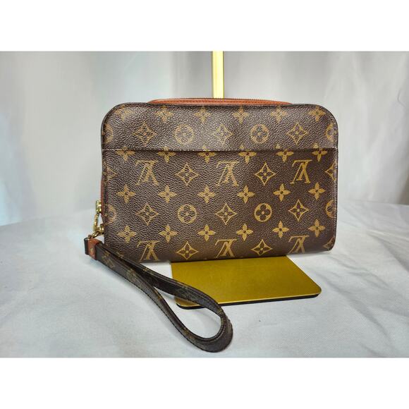 Louis Vuitton Monogram Orsay Clutch Wristlet Bag Canvas - Picture 15 of 16